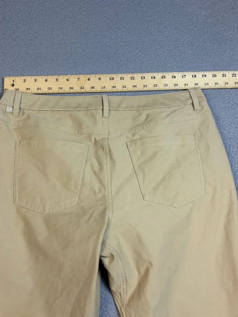 Lululemon ABC Classic Utilitech Pants 36x30 Beige Stretch Casual Performance